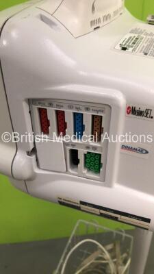 GE Dash 3000 Patient Monitor on Stand with BP1,BP2,SpO2,Temp/CO,NBP and ECG Options and Leads (Powers Up with Cracked Casing-See Photos) * SN SHQ12025519SA * * Mfd 2012 * - 6