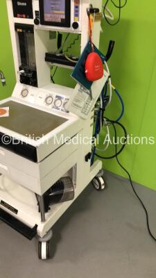 Blease Anaesthesia Machine with Blease 8500 Ventilator with Oxygen Mixer,Bellows,Absorber and Hoses (Powers Up) * SN 0120502 * - 7