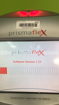 Gambro Prismaflex Dialysis Machine Software Version 7.21 - Running Hours 24371 (Powers Up) - 3