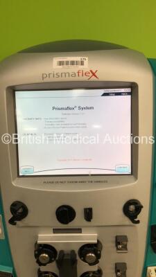 Gambro Prismaflex Dialysis Machine Software Version 7.21 - Running Hours 24371 (Powers Up) - 8