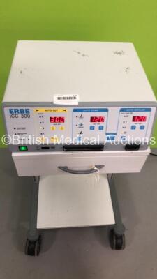 ERBE ICC 300 Electrosurgical/Diathermy on Mobile Trolley (Powers Up) * SN F-1021 * - 4