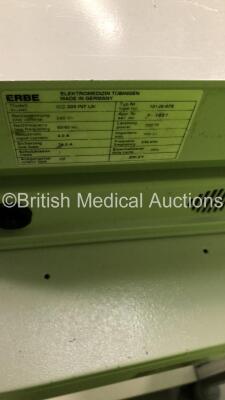 ERBE ICC 300 Electrosurgical/Diathermy on Mobile Trolley (Powers Up) * SN F-1021 * - 6