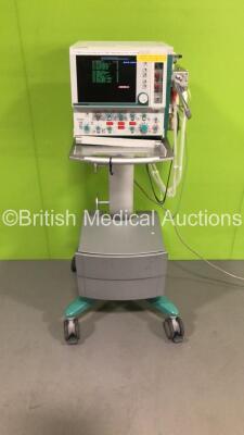 Stephan Stephanie Ventilator Version 3.62 en on Stand - Running Hours 20803 (Powers Up - Front Cover Damaged - See Pictures)
