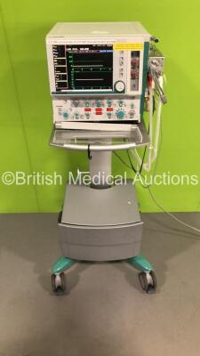 Stephan Stephanie Ventilator Version 3.62 en on Stand - Running Hours 20803 (Powers Up - Front Cover Damaged - See Pictures) - 4