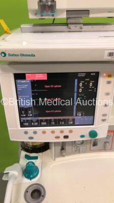 Datex-Ohmeda S/5 Avance Carestation Anaesthesia Machine Software Version 3.20 with Philips IntelliVue MP70 Anaesthesia Monitor * Missing Tag *,Philips M3012A Module with Press/Temp Options,Philips M3001A Module with ECG/Resp,SpO2,NBP and Press/Temp Option - 12