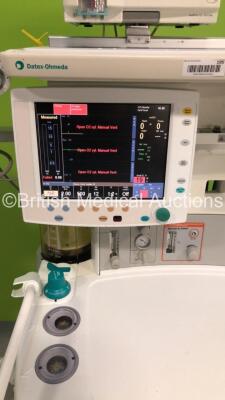 Datex-Ohmeda S/5 Avance Carestation Anaesthesia Machine Software Version 3.20 with Philips IntelliVue MP70 Anaesthesia Monitor,Philips M3012A Module with Press/Temp Options,Philips M3001A Module with ECG/Resp,SpO2,NBP and Press/Temp Options,Philips Intell - 9