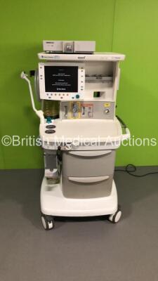 Datex-Ohmeda S/5 Avance Anaesthesia Machine Software Version 5.00 with Philips M1026B Gas Module with Water Trap,Bellows,Oxygen Mixer and Hoses (Powers Up) * SN ANBL01739 *