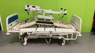 1 x Huntleigh Contoura Electric Hospital Bed and 1 x Plinth Co 3 Way Electric Patient Examination Couch (Powers Up)