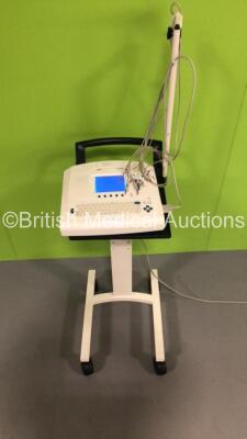 Seca CT8000P ECG Machine on Stand with 10 Lead ECG Leads (Powers Up) *S/N 22304* - 2