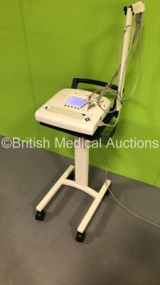 Seca CT8000P ECG Machine on Stand with 10 Lead ECG Leads (Powers Up) *S/N 22304* - 5