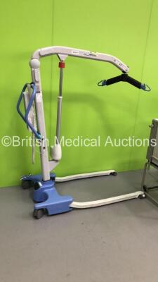 1 x Datascope Passport XG Patient Monitor on Stand with SPO2, BP, T, IBP1 and IBP2 Options (Powers Up), 1 x Marsden Sitdown Weighing Scales and 1 x Joerns Oxford Presence 227 Electric Patient Hoist with Battery and Controller (Powers Up) *S/N 678902 / PJ2 - 7