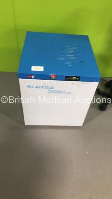 Mixed Lot Including 1 x GE Carescape V100 Patient Monitor on Stand,1 x Keeler Otoscope/Ophthalmoscope Set on Stand with 2 x Handpieces and 2 x Heads and 1 x Labcold Pharmacy Refrigerator (All Power Up) * SN AAW07210429SA / N/A * - 5