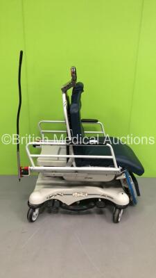 Stryker Hydraulic 5051 Eye Stretcher/Minor Ops Chair with Mattress (Hydraulics Tested Working-Missing Head Rest Cushion) - 5