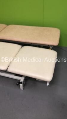 2 x Huntleigh Akron Electric Patient Examination Couches with Controllers (Both Power Up) - 3