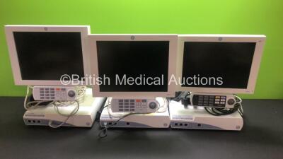 3 x GE Solar 8000i Monitors with 2 x GE CDA15R and 1 x GE MD15 Monitor Displays and 3 x Power Supplies *