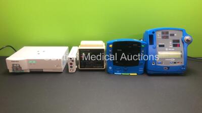 Job Lot Including 1 x Philips M3001A Module *Refurbished 2010* 1 x Philips IntelliVue G5 M1019A Gas Module, 1 x CSI Criticare SpO2 ComfortCuff Monitor, 1 x GE Dinamap Pro 400 Monitor and 1 x GE Carescape Dinamap V100 Monitor *DE22719662 - ASBN0184 - SH612