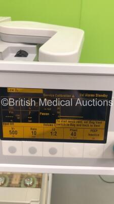 Datex-Ohmeda Aestiva/5 Anaesthesia Machine with Datex-Ohmeda Aestiva SmartVent 7900 Software Version 4.8,Absorber,Oxygen Mixer,Bellows and Hoses (Powers Up-Missing 1 x Draw-See Photos) - 5