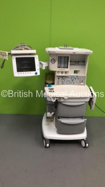 Datex-Ohmeda Aespire View Anaesthesia Machine Software Version 06.20 with Bellows,Oxygen Mixer and Hoses (Powers Up)
