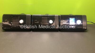 2 x ResMed AirSense 10 Autoset CPAP Units (Both Draw Power with Blank Screen) and 1 x ResMed AirSense 10 Elite CPAP Unit (Powers Up) with 1 x Power Supply *23202564978 - 23182587175 - 22151990812*