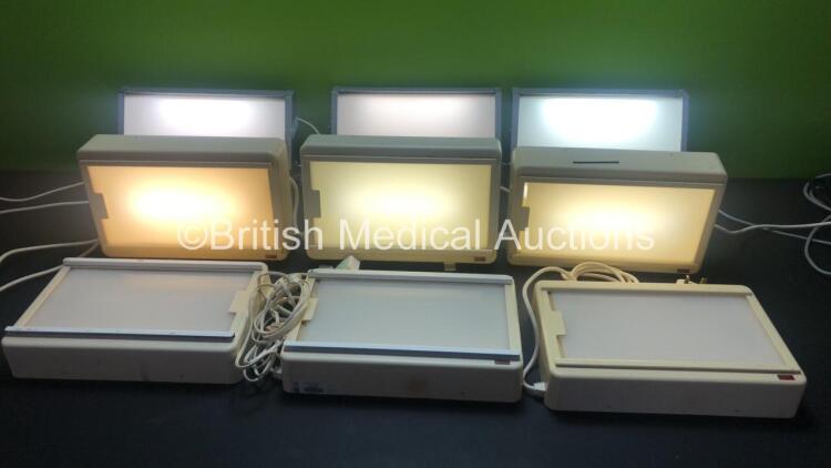 Job Lot of 11 x X-Ray Box Lights (10 x Power Up)