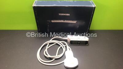 Toshiba Model Model PVT-375ST Ultrasound Transducer / Probe *Mfd June 2019* in Box *S/N TDC1965598* (Untested)