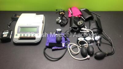 Mixed Lot Including 1 x Verathon BladderScan BVI 3000 with Battery and Battery Charger (Powers Up) and 7 x Sphygmomanometers *08149943*