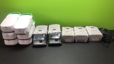 5 x Respironics Harmony BiPAP Units with 2 x REMstar Heated Humidifiers and 2 x Power Supplies (1x AC, 1 x DC) and 6 x Philips Respironics InnoSpire Deluxe Nebulisers