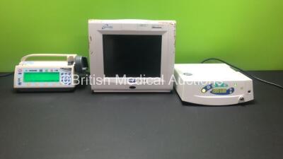 Mixed Lot Including 1 x Smiths Medfusion 3500 Syringe Pump (Powers Up) 1 x W&H Implant MED Type SI-95-230 Dental Unit (Powers Up - No Handpiece) and 1 x Spacelabs Ultraview Patient Monitor (No Power Supply and Damaged Front Casing - See Photo) *M65470 - 2