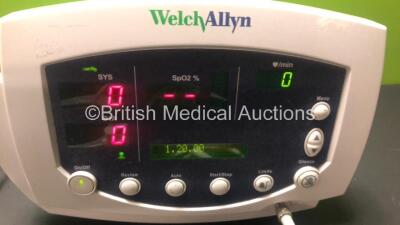 Mixed Lot Including 1 x Welch Allyn 53N00 Monitor (Powers Up) 1 x B & D Nippy 3 Ventilator (Powers Up) and 4 x Footswitches Including 1 x Toshiba UZFS A500A and Arthrocare *JA120793 - 2006 6963 - 99A1393470* - 2