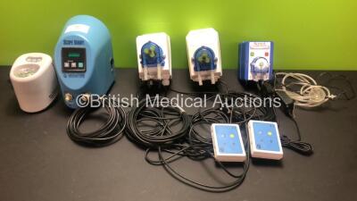 Mixed Lot Including 1 x Medivators Scope Buddy, 1 x Mobicool Mini Temperature Calibration Bath, 1 x Ruhof PDS01and 2 x Ruhof L-Plus 2 Dispenser Pumps