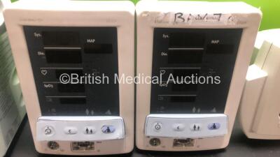 Job Lot of Patient Monitors Including 2 x Datascope Duo, 1 x Welch Allyn 53N00, 1 x Dinamap Compact TS, 2 x Criticare 506DXN, 1 x Criticare eQuality 506DN and 1 x Philips ECG and SpO2 Lead with Finger Sensor - 4