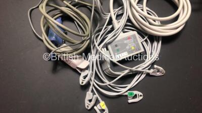 GE Dash 4000 Patient Monitor *Mfd 2011*Including ECG, CO2, NBP, BP1, BP2, SpO2, Temp/CO Options with 1 SpO2 Lead, 1 x SpO2 Finger Sensor and 1 x 5 Lead ECG Connector Cable (Powers Up) - 5