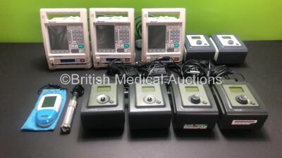 Mixed Lot Including 6 x Philips Respironics REMstar Pro C-Flex + CPAP Units (3 x Ref.461P and 2 x Ref.451P) 1 x Philips Respironics REMstar Auto A-Flex CPAP with 4 x Power Supplies, 1 x Welch Allyn Otoscope, 1 x Pico Smokerlyzer and 3 x Baxter Colleague I