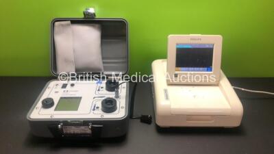 1 x Philips Avalon FM30 Fetal Monitor *Mfd 2011* (Powers Up) and 1 x Covidien Genius 2 Thermometer Checker-Calibrator (No Power Supply) *DE53114989 - K0712929