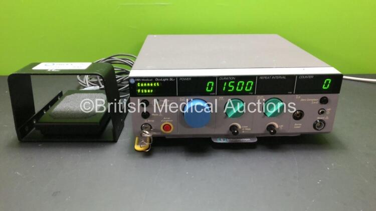 IRIS Medical OcuLight SLx Laser with 1 x Footswitch *Mfd 2002* (Powers Up with Stock Key - Not Included) *28166-LS*
