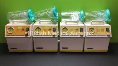 4 x SAM 12 Suction Pumps with 4 x Serres Cups with Lids (All Power Up) *03070631 - 01070238 - 03070628 - 01070179*