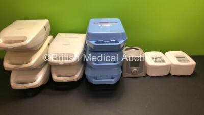 Job Lot Including 2 x DeVilbiss Sleepcubes, 1 x Fisher&Paykel Icon Series Humidified CPAP, 6 x Philips Respironics Nebulisers and 2 x Medix AC2000 Nebulisers *110411075676 - IK007064 - IK008715*