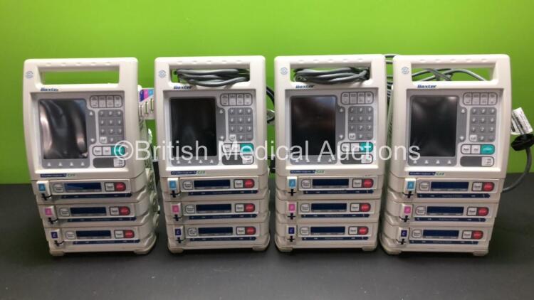 4 x Baxter Colleague 3 CXE Infusion Pumps (All Draw Power)