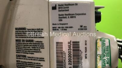 4 x Baxter Colleague 3 CXE Infusion Pumps (All Draw Power) - 4