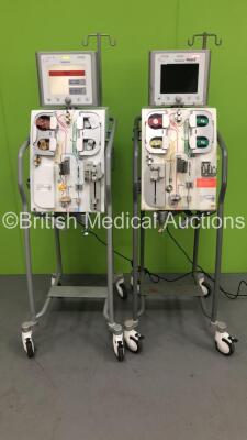 2 x Edwards LifeSciences Aquarius Dialysis Machines (1 x Powers Up,1 x Powers Up with Blank Screen)