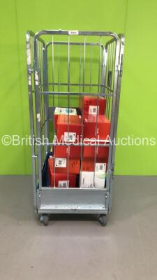 Cage of Assorted Printer Toner/Cartridges (Cage Not Included)