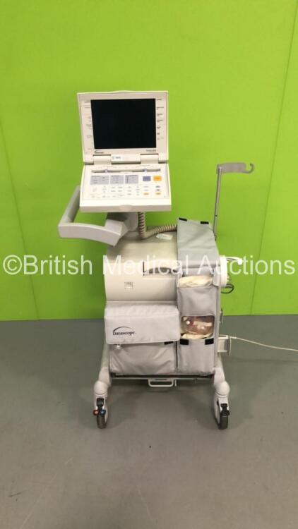 Datascope System 98XT Intra-Aortic Balloon Pump with Leads and Datascope IABP Doppler (Powers Up with Blank Screen)