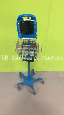 GE Dinamap ProCare Auscultatory 300 Patient Monitor on Stand (No Power) - 2