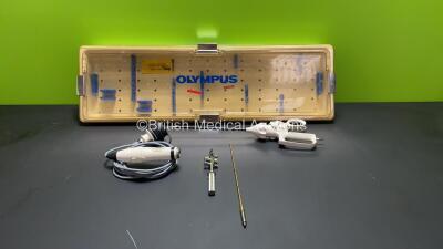 Olympus SonoSurg Handpiece Set with SonoSurg-T2H-C Transducer, T3125 Sonosurg Scissors and MAJ-1117 Torque Wrench in Case