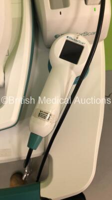 Verathon BVI 9400 Bladder Scanner Part No 0570-0190 with Transducer / Probe, 2 x Batteries and Charger on Stand (Powers Up - Probe Casing Loose) - 3