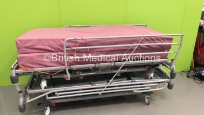 2 x Huntleigh Enterprise 5000 Electric Hospital Beds with Mattresses and Controllers (Both Power Up) - 2