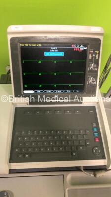 GE MAC 5500 ECG Machine on Stand with 1 x 10-Lead ECG Lead (Powers Up) - 3