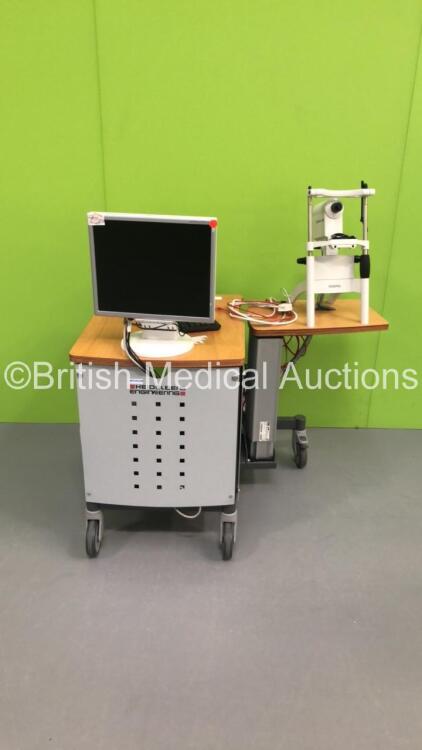 Heidelberg Engineering HRTi Tomography System with Accessories on Table (HDD REMOVED)