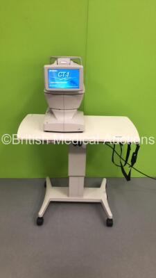 TopCon CT-1 Computerized Tonometer Version 3.01 on Motorized Table (Powers Up) *S/N 2730515* **Mfd 2015** *FOR EXPORT OUT OF THE UK ONLY*