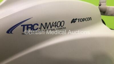 TopCon TRC-NW400 Non-Mydriatic Retinal Camera Version 1.10 on Motorized Table (Powers Up) *S/N 981003 **Mfd 06/2016** *FOR EXPORT OUT OF THE UK ONLY* - 4